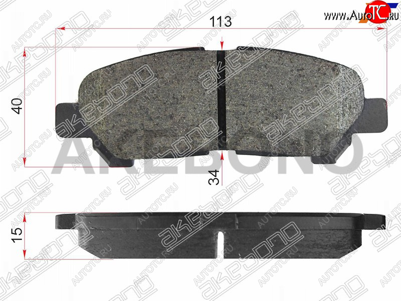1 999 р. Колодки тормозные зад LH-RH SAT Toyota Highlander XU40 дорестайлинг (2007-2010)  с доставкой в г. Чебоксары