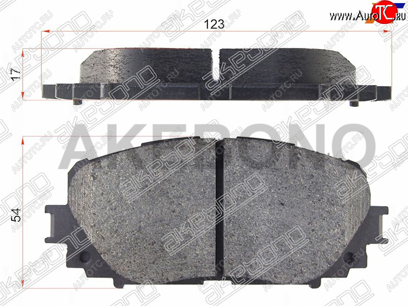 1 639 р. Колодки тормозные перед FL-FR SAT  Toyota Belta/Yaris XP90 седан (2005-2012)  с доставкой в г. Чебоксары