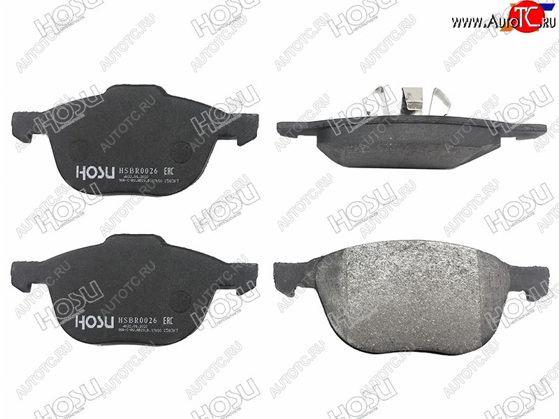 1 369 р. Колодки тормозные передние FL-FR SAT Volvo S40 VS седан дорестайлинг (1996-2000)  с доставкой в г. Чебоксары