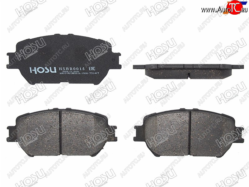 1 249 р. Колодки тормозные передние FR-FL SAT Toyota Camry XV40 дорестайлинг (2006-2008)  с доставкой в г. Чебоксары
