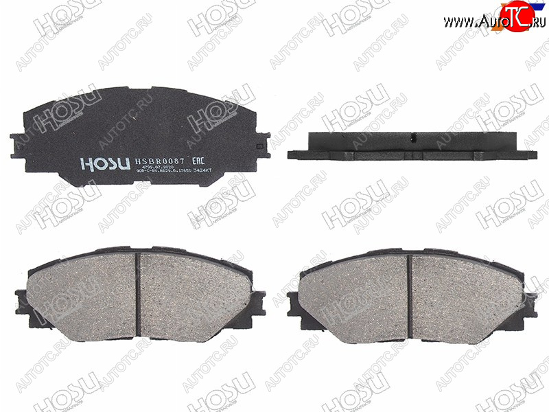 1 329 р. Колодки тормозные перед FL-FR SAT  Toyota RAV4 XA30 5 дв. удлиненный дорестайлинг (2003-2008)  с доставкой в г. Чебоксары