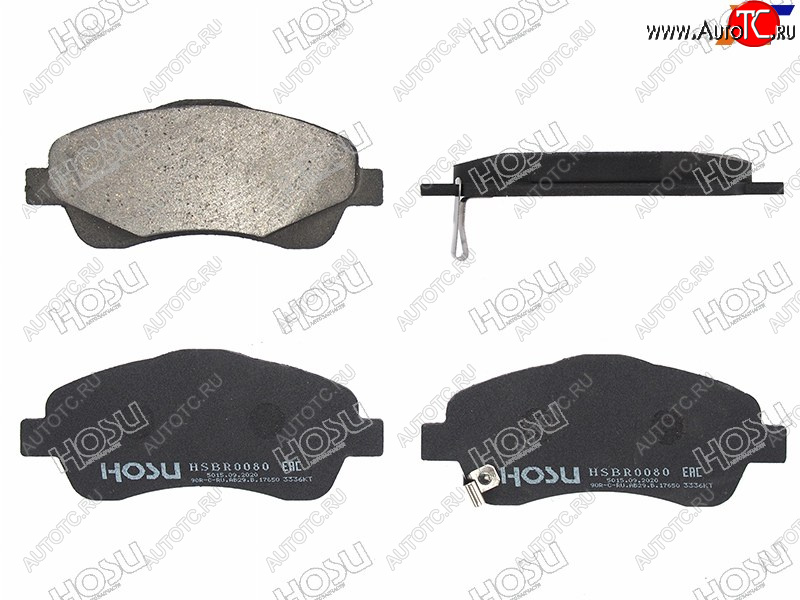 1 399 р. Колодки тормозные передние FR-FL SAT Toyota Avensis T250 седан дорестайлинг (2003-2006)  с доставкой в г. Чебоксары