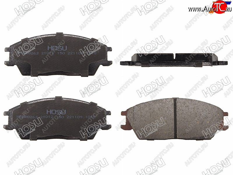 899 р. Колодки тормозные передние FR-FL SAT  Hyundai Accent 3 MC седан (2005-2011)  с доставкой в г. Чебоксары