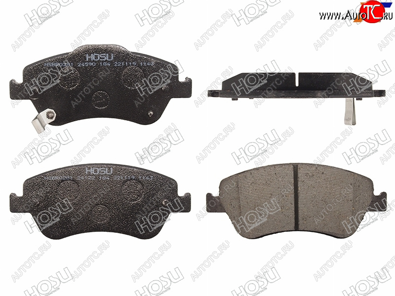 1 429 р. Колодки тормозные передние FR-FL SAT Toyota Corolla E180 дорестайлинг (2013-2016)  с доставкой в г. Чебоксары