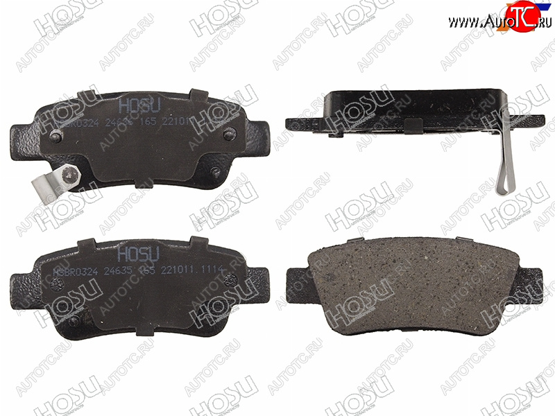 1 069 р. Колодки тормозные задние RH-LH SAT Honda CR-V RE1,RE2,RE3,RE4,RE5,RE7 дорестайлинг (2007-2010)  с доставкой в г. Чебоксары