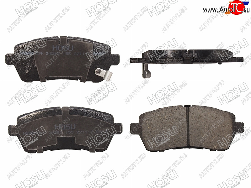 1 199 р. Колодки тормозные перед FL-FR SAT Mazda Demio 3 DE дорестайлинг (2007-2011)  с доставкой в г. Чебоксары