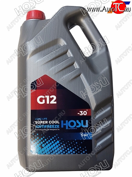 699 р. Антифриз (SUPER COOL G12 5 кг. -30 C красный) HOSU HSCL0008  с доставкой в г. Чебоксары