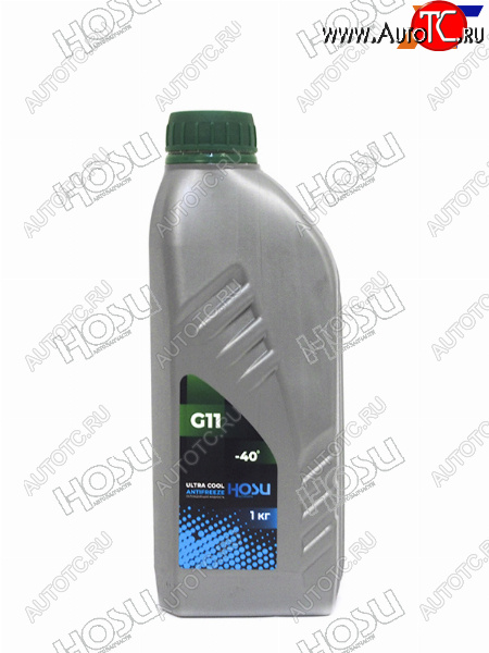 204 р. Антифриз (ULTRA COOL G11 1 кг. -40 C Зелёный) HOSU HSCL0003  с доставкой в г. Чебоксары