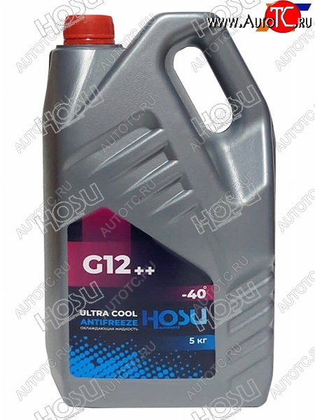 919 р. Антифриз (ULTRA COOL G12++ 5 кг. -40 C Розовый) HOSU HSCL0026  с доставкой в г. Чебоксары