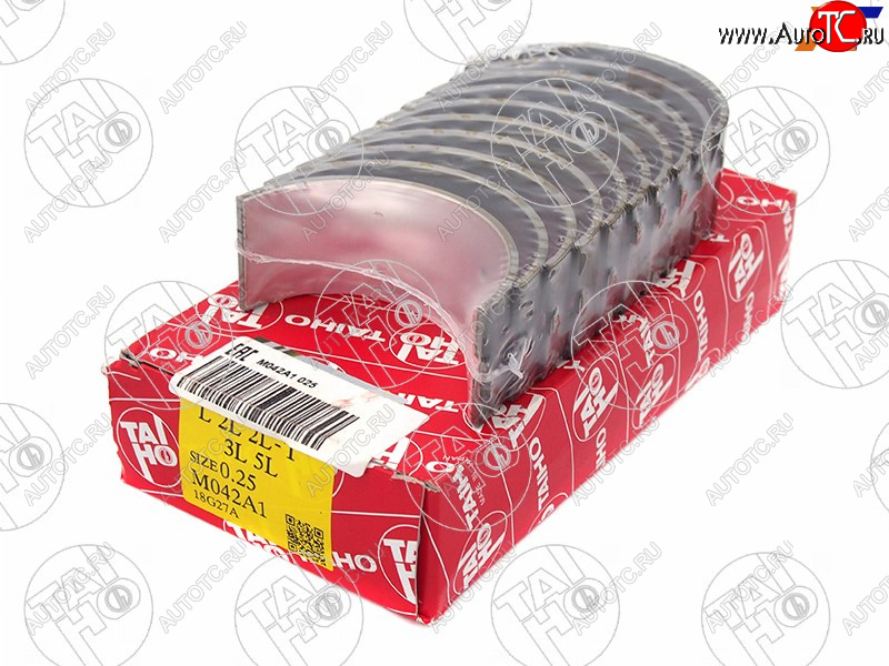 1 579 р. Вкладыши коренные к-т 0,25 TOYOTA TOWN ACEHIACE 2L3L5L -02 TAIHO M042A1 025  с доставкой в г. Чебоксары