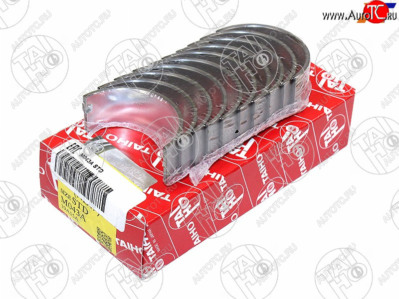 1 269 р. Вкладыши коренные к-т STD TOYOTA CALDINACOROLLALVNCRETRNMRN 7A-FE5A-FE4A-FE4A-GE 92- TAIHO M043A STD  с доставкой в г. Чебоксары