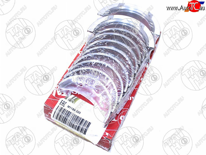 999 р. Вкладыши коренные к-т 0,25 MITSUBISHI COLTLANCERLIBEROMIRAGE G12BG13B4G15B 87- TAIHO M119A 025  с доставкой в г. Чебоксары