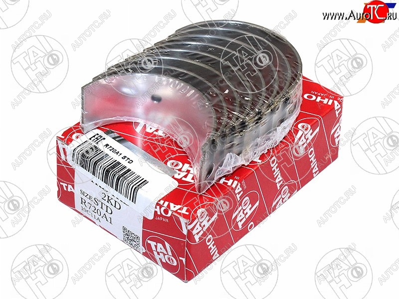 1 599 р. Вкладыши коренные к-т STD TOYOTA 4RUNNERDYNAFORTUNERHIACEHILUXLC PRADO 1KZ-TE1-2KD-FTV 02- TAIHO M720A1 STD  с доставкой в г. Чебоксары
