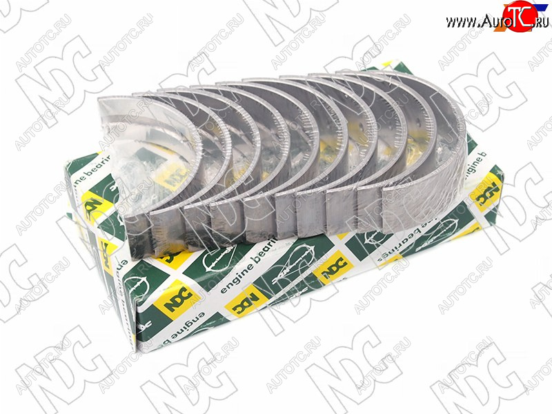 2 849 р. Вкладыши коренные к-т STD TOYOTA 4RUNNERDYNAFORTUNERHIACEHILUXLC PRADO 1KZ-TE1-2KD-FTV 02- NDC MS-1452A STD  с доставкой в г. Чебоксары