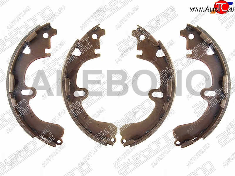 1 369 р. Колодки тормозные задние RH-LH SAT Toyota Corolla E110 седан дорестайлинг (1997-2000)  с доставкой в г. Чебоксары