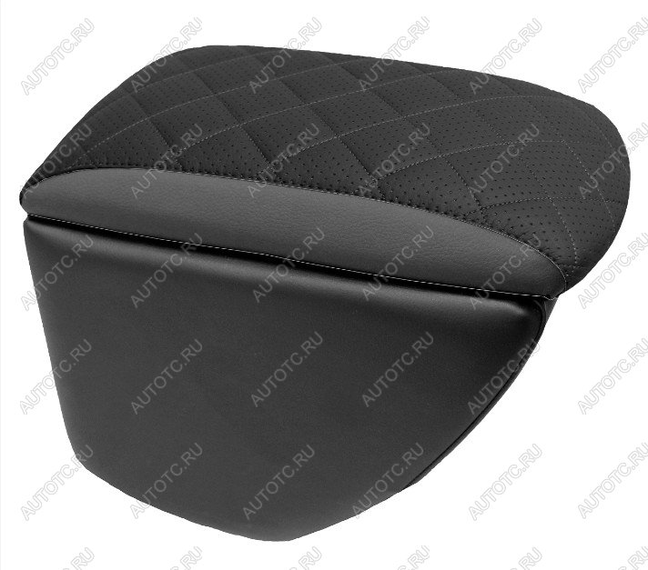 1 639 р. Подлокотники в салон (Ромб Классика с перфорацией экокожа) Автопилот Ford Focus 2  седан дорестайлинг (2004-2008) (черный)  с доставкой в г. Чебоксары