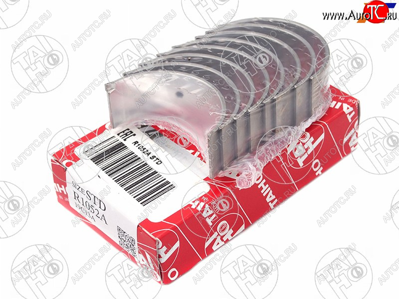 729 р. Вкладыши шатунные к-т STD NISSAN MURANOPRESAGEPRIMERATEANAX-TRAIL QR20DEQR25DE 01- TAIHO R1052A STD  с доставкой в г. Чебоксары