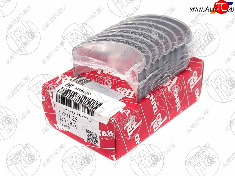 1 329 р. Вкладыши шатунные к-т 0,25 TOYOTA CORONACALDINATOWN ACE 2C2C-T3C-T 96- TAIHO R718A 025  с доставкой в г. Чебоксары