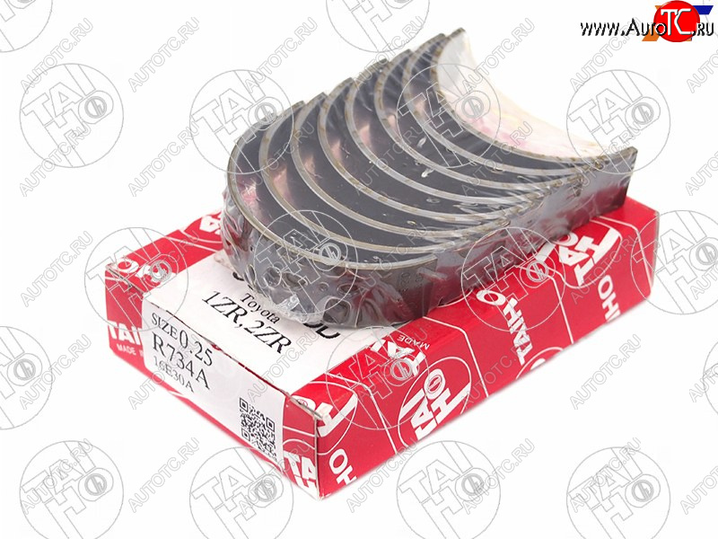 1 399 р. Вкладыши шатунные к-т 0,25 TOYOTA COROLLAAURIS 1ZR-FE 08- TAIHO R734A 025  с доставкой в г. Чебоксары