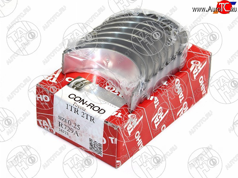 859 р. Вкладыши шатунные к-т 0,25 TOYOTA HIACEHILUXLAND CRUISER PRADO 2TR-FE TAIHO R729A 025  с доставкой в г. Чебоксары