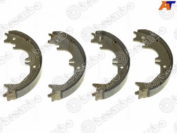 4 499 р. Колодки барабанные задние RH-LH SAT Toyota Land Cruiser 10 100 2-ой рестайлинг (2005-2007) (комплект 4шт)  с доставкой в г. Чебоксары. Увеличить фотографию 2