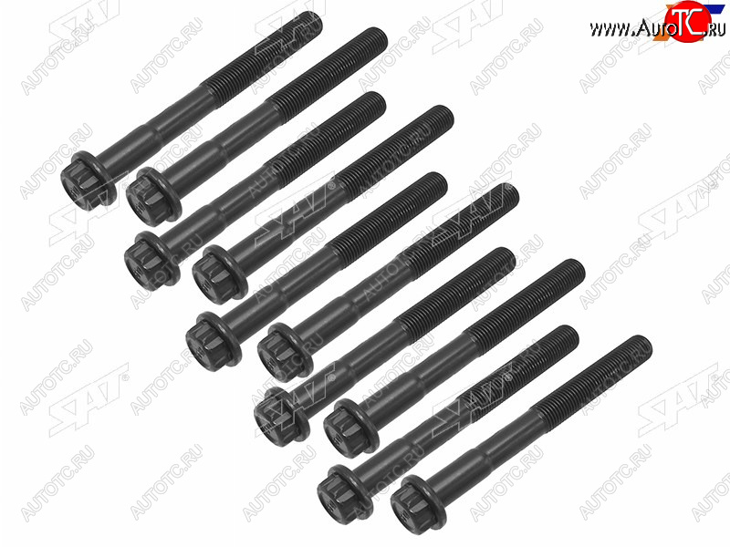 1 569 р. Болт ГБЦ (комплект 1RZ2RZ3RZ-FE2TZ2TR-FE) SAT Toyota Fortuner AN50/AN60 дорестайлинг (2004-2008)  с доставкой в г. Чебоксары