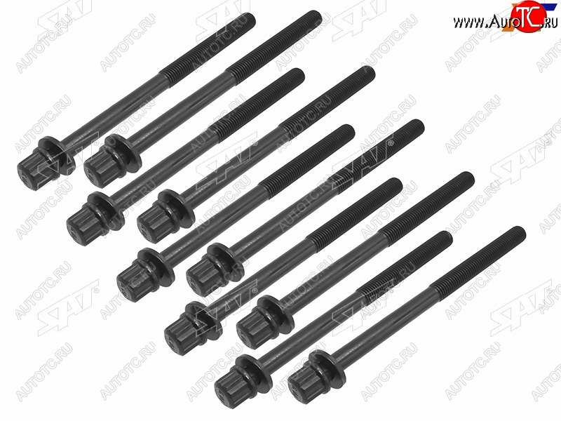 2 499 р. Болт крепления ГБЦ к блоку (комплект, K24Z1/K24A2/K24Z2/K24Z3/K24A4/K24A8) SAT  Honda Accord (7 CL,  7 CM), Civic (ES,  EP,  EU,  FN,  FD,  FK,FN), CR-V (RD4,RD5,RD6,RD7,RD9 ,  RE1,RE2,RE3,RE4,RE5,RE7), Edix, Element (1), Odyssey (3), StepWagon (RF3,RF4,  RG), Stream (1 RN1,RN3,  1 RN2,RN4, RN1, RN3, RN5)  с доставкой в г. Чебоксары