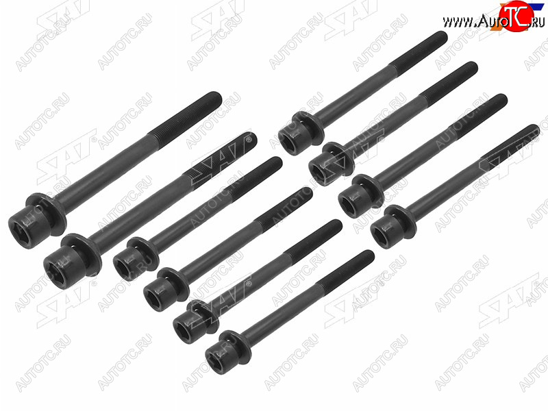 1 079 р. Болт ГБЦ (комплект) HYUNDAI G4EDG4GFG4DMG4DRG4GBG4GCG4GMG4GRG4JP SAT ST-117-0081  с доставкой в г. Чебоксары