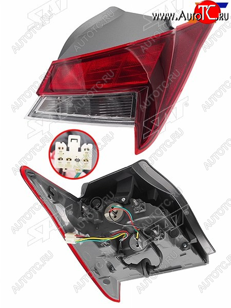 3 379 р. Правый фонарь (внешний) SAT Hyundai Elantra CN7 (2020-2023)  с доставкой в г. Чебоксары