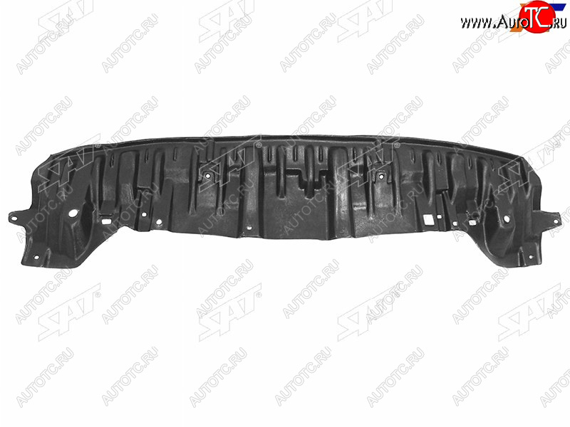 1 439 р. Защита переднего бампера (пыльник) SAT  Toyota Prius  XW30 (2009-2011) дорестайлинг  с доставкой в г. Чебоксары