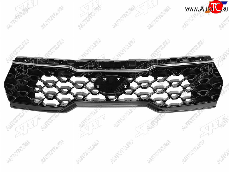 6 999 р. Решетка радиатора SAT KIA Sorento MQ4 (2020-2022) (молдинг хром)  с доставкой в г. Чебоксары