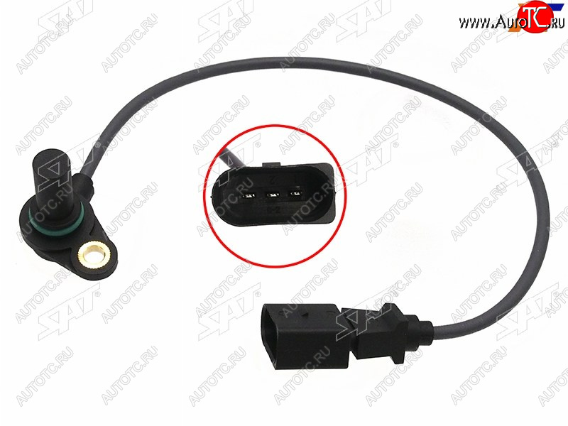 729 р. Датчик положения коленчатого вала VW GOLF 98-10 JETTA 99-07 OCTAVIA 97-11 AUDI A3 97-03 SAT ST-193-0049  с доставкой в г. Чебоксары