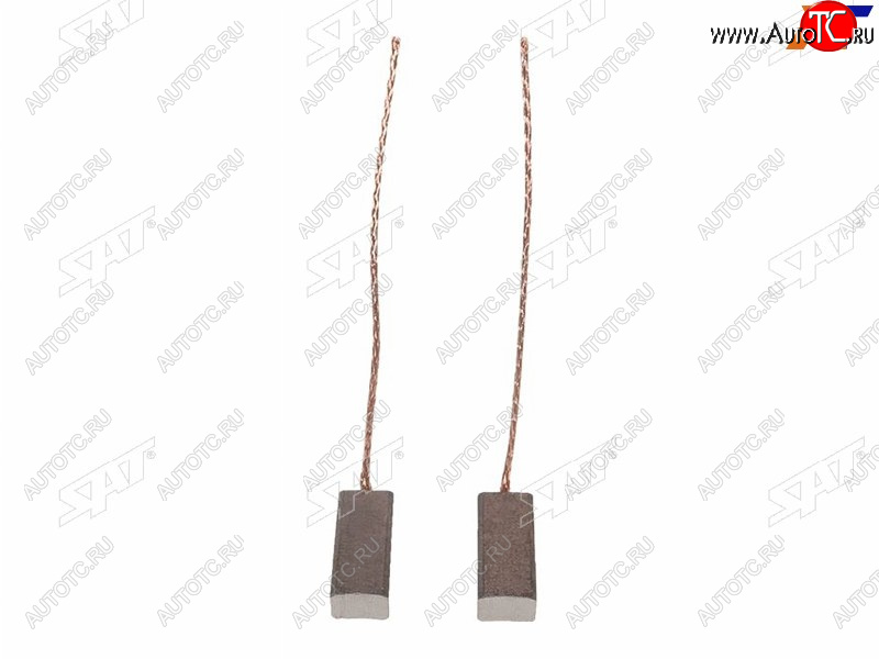59 р. Щетка генераторастартера 2 шт. FORD FIESTA 08-MONDEO 1.21.8 07-10PEUGEOT 1007 1.41.6 12V 05- SAT ST-204-0007  с доставкой в г. Чебоксары