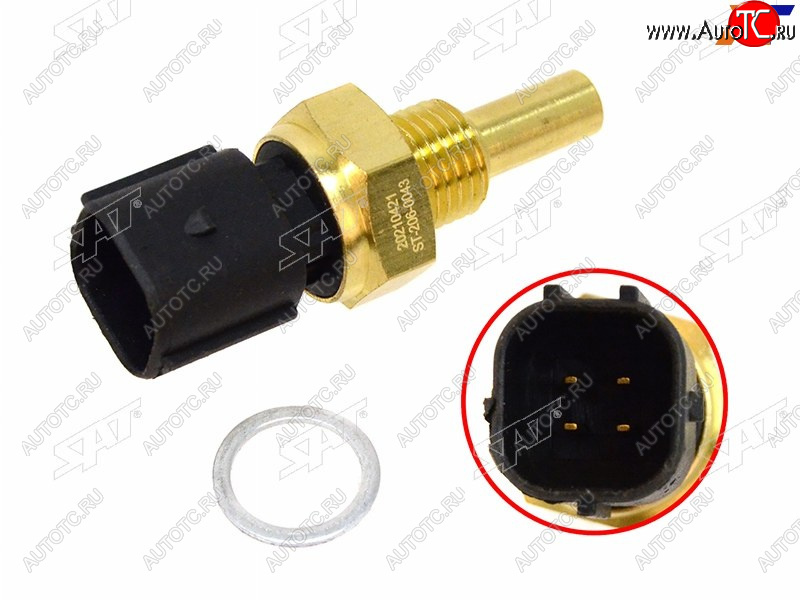 359 р. Датчик температуры ОЖ MERCEDES W210 96-02 W202 93-00 SPRINTER 95-06 VW LT 28-35 96-06              SAT ST-206-0043  с доставкой в г. Чебоксары