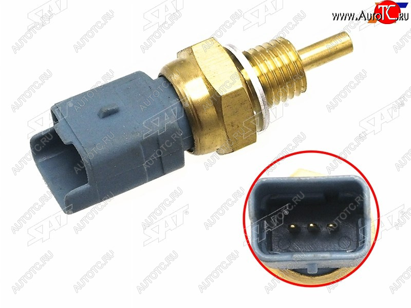 176 р. Датчик температуры ОЖ PEUGEOT 206 02-08 207 07-12 306 97-02 02-10 3074 00-10 BOXER 94-02 SAT ST-206-0081  с доставкой в г. Чебоксары