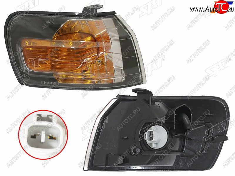 749 р. Габарит Toyota Corolla (E110) 95-97 (Справа чёрный) SAT ST-212-1592BR  с доставкой в г. Чебоксары
