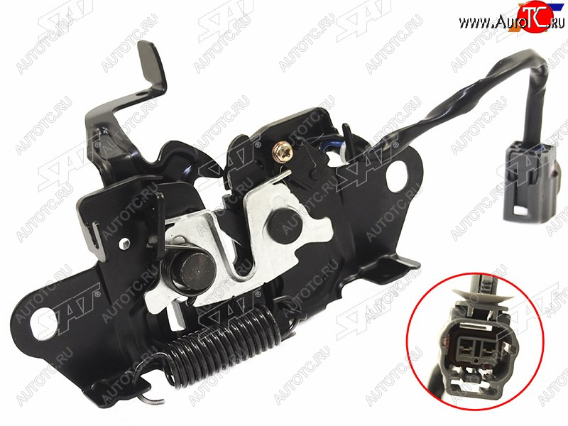 1 289 р. Замок капота (под концевик) SAT  Mazda 3/Axela  BM (2013-2019) дорестайлинг седан, дорестайлинг, хэтчбэк, рестайлинг седан, рестайлинг, хэтчбэк  с доставкой в г. Чебоксары
