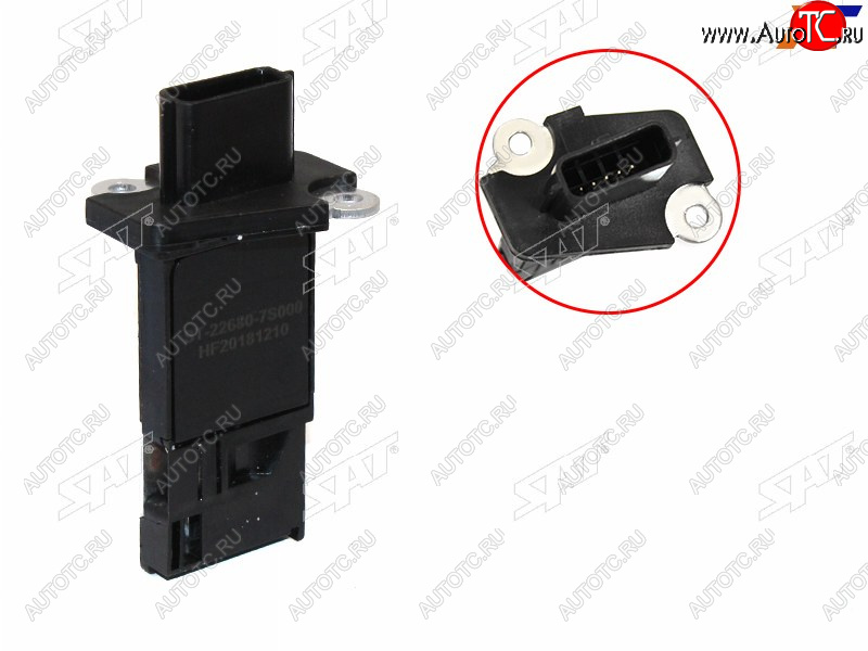 3 099 р. Датчик расхода воздуха ZD30YD25HR15HR16MR20QG13QG15QG18VQ25VQ35VQ37VQ40VK56QR25M9R NIS SAT ST-22680-7S000  с доставкой в г. Чебоксары