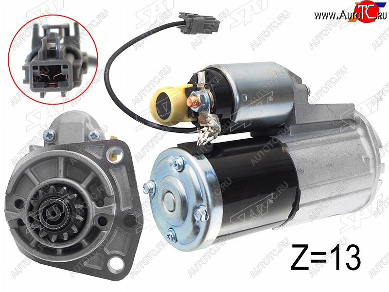 7 199 р. Стартер (1,7 kW Z=13 ) SAT Nissan Murano 2 Z51 рестайлинг (2010-2016)  с доставкой в г. Чебоксары