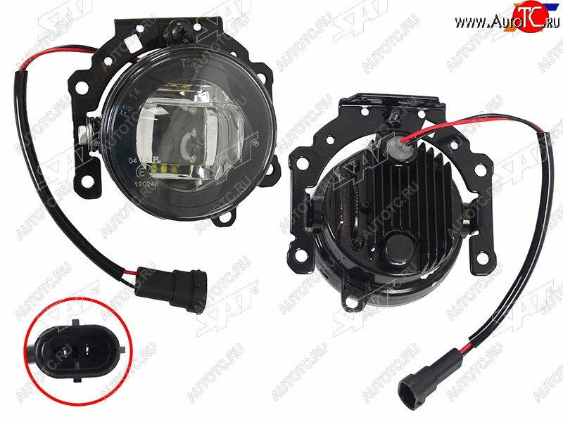 3 899 р. lh=rh противотуманная фара SAT Mitsubishi Lancer 10 CY седан дорестайлинг (2007-2010)  с доставкой в г. Чебоксары
