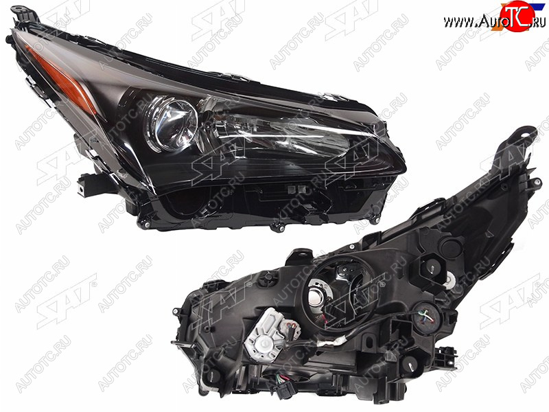 14 799 р. Фара правая (LED, с электрокорректором) SAT Lexus NX300h Z10 дорестайлинг (2014-2017)  с доставкой в г. Чебоксары