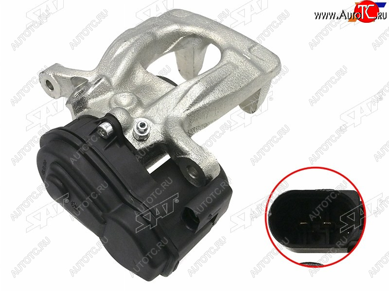 11 299 р. Суппорт тормозной задний LH SAT Nissan Qashqai 2 J11 дорестайлинг (2013-2019)  с доставкой в г. Чебоксары