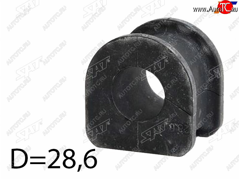 158 р. Втулка переднего стабилизатора D=28.6 SAT  Lexus GS300  S160 (1997-2001), Toyota Aristo  S160 (1997-2001), Toyota Auris  E150 (2006-2010), Toyota Crown  S170 (1999-2003)  с доставкой в г. Чебоксары