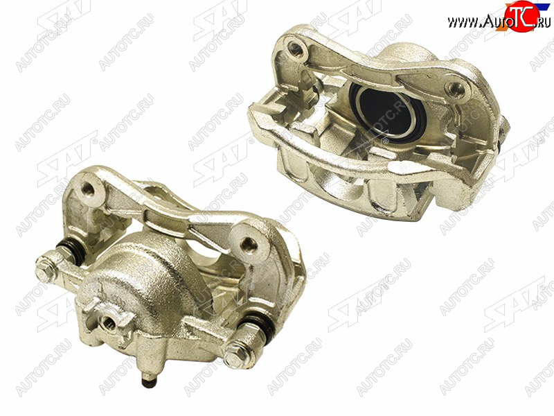 3 899 р. Суппорт тормозной перед 282 mm левый SAT Hyundai Accent 3 MC седан (2005-2011)  с доставкой в г. Чебоксары