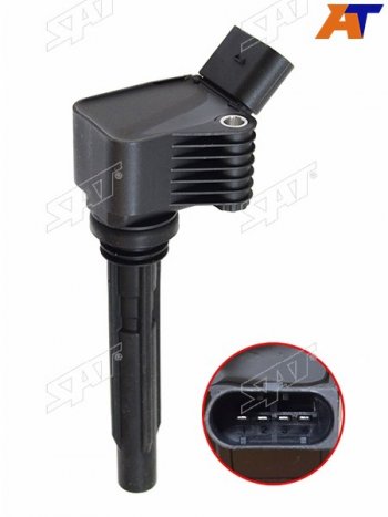 1 549 р. Катушка зажигания AUDI A1A3A4A5A6A7Q3Q5Q7TTSKODA OCTAVIA IIISUPERB IIIVOLKSWAGEN GOLF VI SAT ST-86-0029  с доставкой в г. Чебоксары. Увеличить фотографию 3