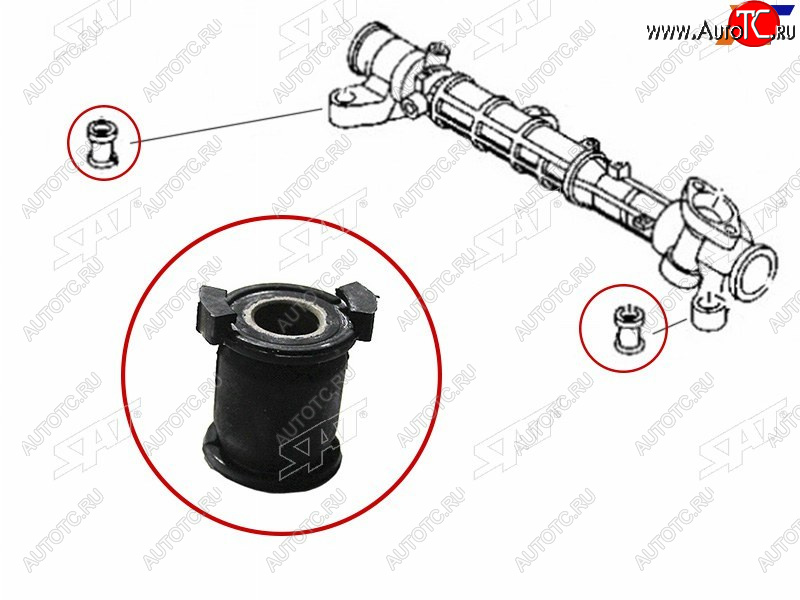 225 р. Втулка рулевой рейки Mazda 3 03-13  3 MPS 06-13  5 04-15  Axela 03-13 SAT ST-BP4L-32-123B  с доставкой в г. Чебоксары