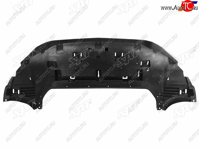 2 669 р. Защита переднего бампера (пыльник) SAT  CITROEN C4 (2007-2011)  рестайлинг, седан,  рестайлинг, хэтчбэк 3 дв.,  рестайлинг, хэтчбэк 5 дв.  с доставкой в г. Чебоксары