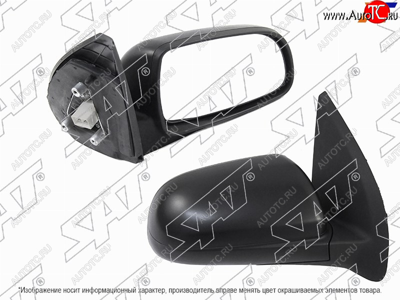 2 899 р. Зеркало Chevrolet Aveo 05-11  Daewoo Gentra 05-11  Ravon Nexia R3 16-20 (Справа Регулировка 3 ко SAT ST-CVA5-940-C1  с доставкой в г. Чебоксары