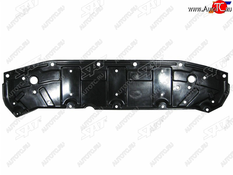689 р. Защита переднего бампера (пыльник) SAT  Nissan Almera  G15 (2012-2019) седан  с доставкой в г. Чебоксары