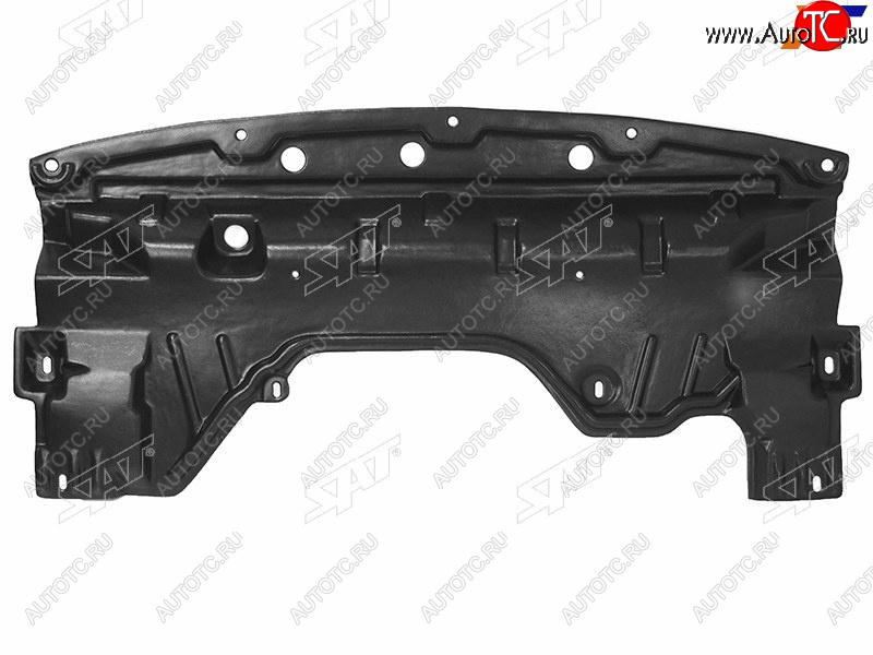 1 799 р. Защита переднего бампера (пыльник) SAT  Nissan Teana  2 J32 (2008-2011) дорестайлинг  с доставкой в г. Чебоксары